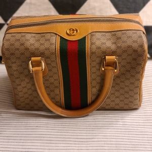 Gucci Vintage GG boston bag